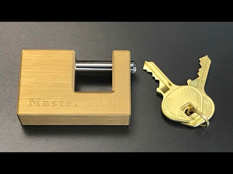 [410] Master Lock 605DAT Trailer Coupler Lock Picked and Bypassed