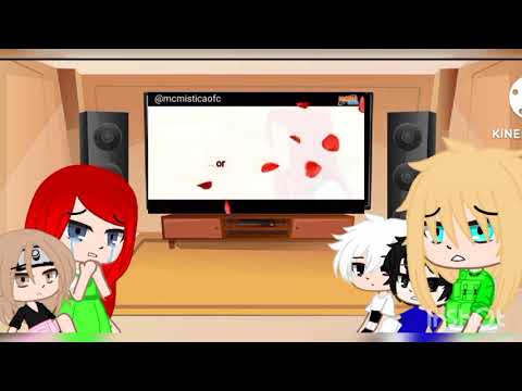 time minato + kushina reagindo ao rap da kushina - foi por amor❣️❤️❣️