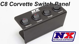 Custom Switch Panel fits Select Chevy Corvette C8 - video thumbnail 3