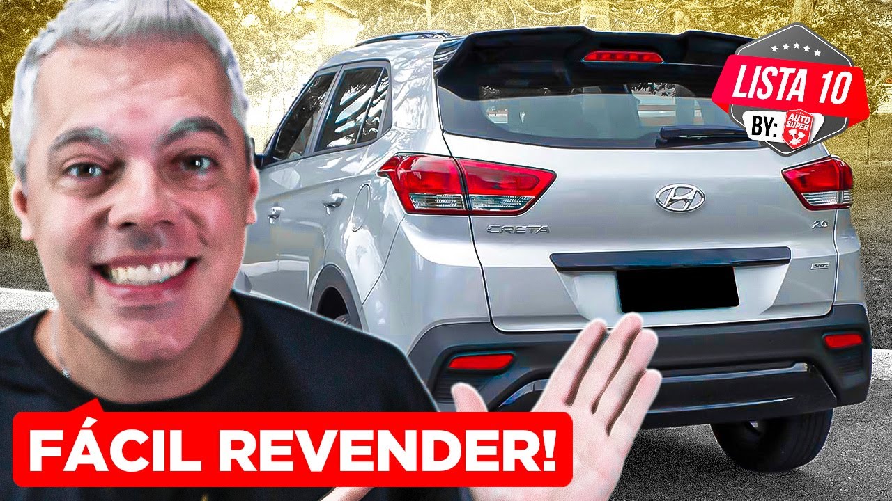 10 CARROS QUE SÃO FÁCEIS DE VENDER DEPOIS