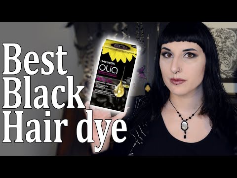 THE BEST BLACK HAIR DYE 2020 // Garnier Olia 1.0//...