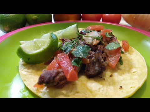 El Salvadorian Tacos (Carne Asada) - Cooking with Black Iowa