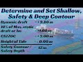 Determine And Set Safety Parameters Ll Shallow Safety Deep Contours Ll ECDIS Ll Passage Planning