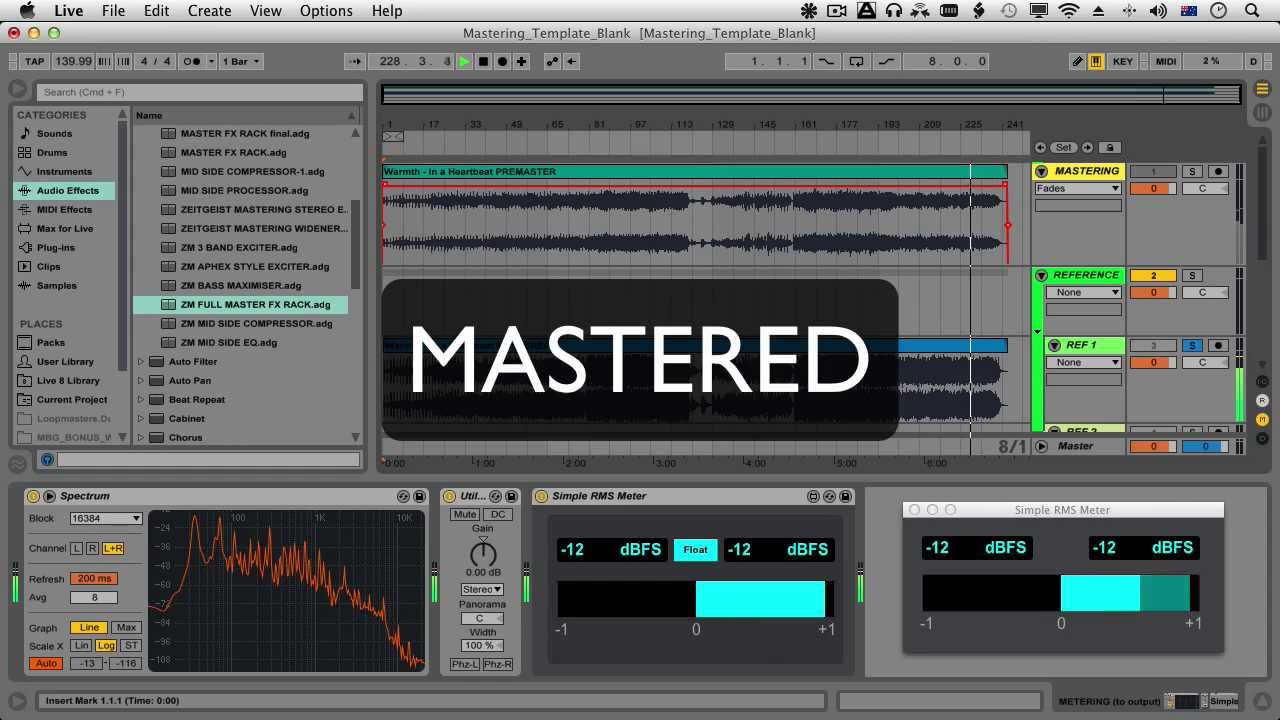Mastering with Ableton Live 9 - Introduction