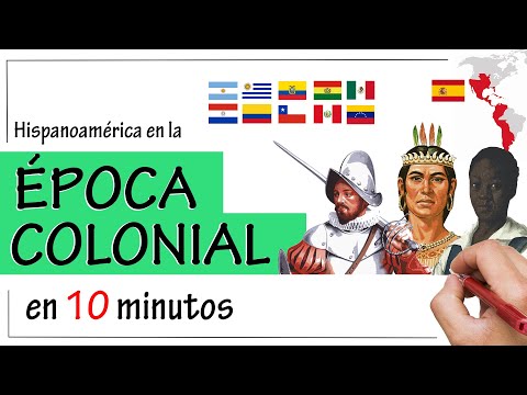 La ÉPOCA COLONIAL en Hispanoamérica - Resumen | Organización Política, Económica y Social.