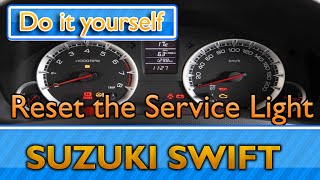 Suzuki Swift service light reset!