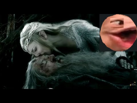 Forsen reacts to Galadriel vs Sauron Blu-Ray - The Hobbit: The Battle of the Five Armies