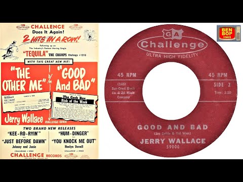 JERRY WALLACE - Good And Bad / Fool's Hall Of Fame (1958 / 1957)