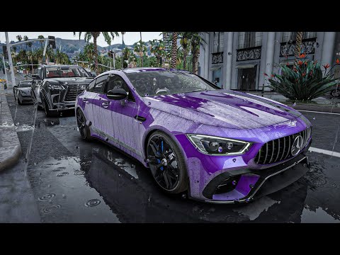 GTA 5 Maxed Out With Realistic Rain And Photorealistic Graphics Mod