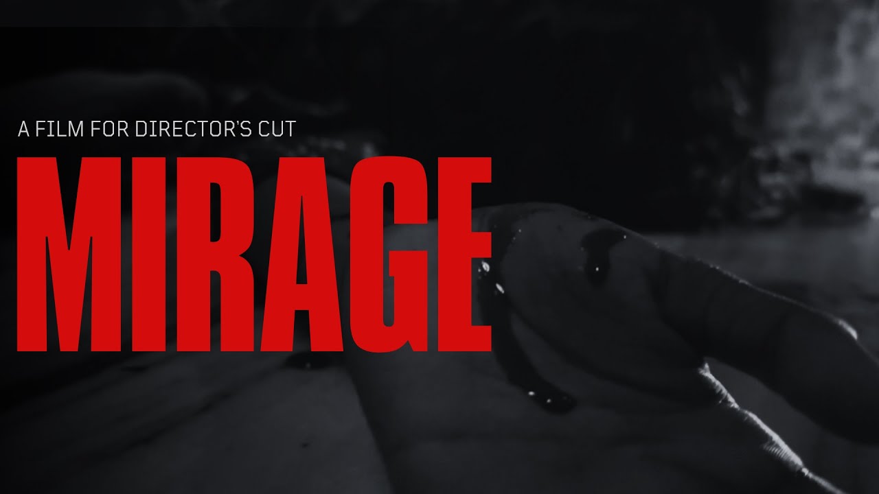 Surreal atmospheric thumbnail for MIRAGE experimental cinema short film at Mood Indigo