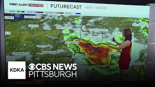 More storms possible in the Pittsburgh area this week | KDKA-TV Afternoon Forecast (6/8)