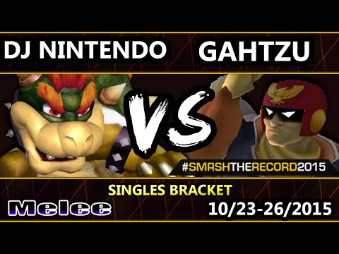 STR2015 - DJ Nintendo (Bowser) Vs. Gatzhu (Captain Falcon) SSBM Top 64 - Smash Melee