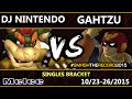 STR2015 DJ Nintendo Bowser Vs Gatzhu Captain Falcon SSBM Top 64 Smash Melee
