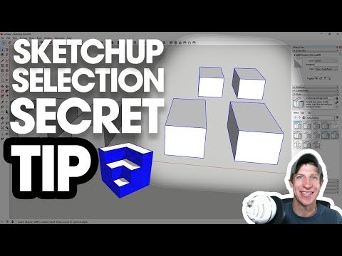 The ONE THING Most People Don't Know About Selections in SketchUp