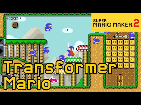 Super Mario Maker 2 - Transformer Mario