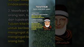 Download lagu KATA KATA BIJAK SYEKH ABDUL QODIR AL-JAILANI #videoshort #syekhabdulqodiraljaelani #dakwah mp3