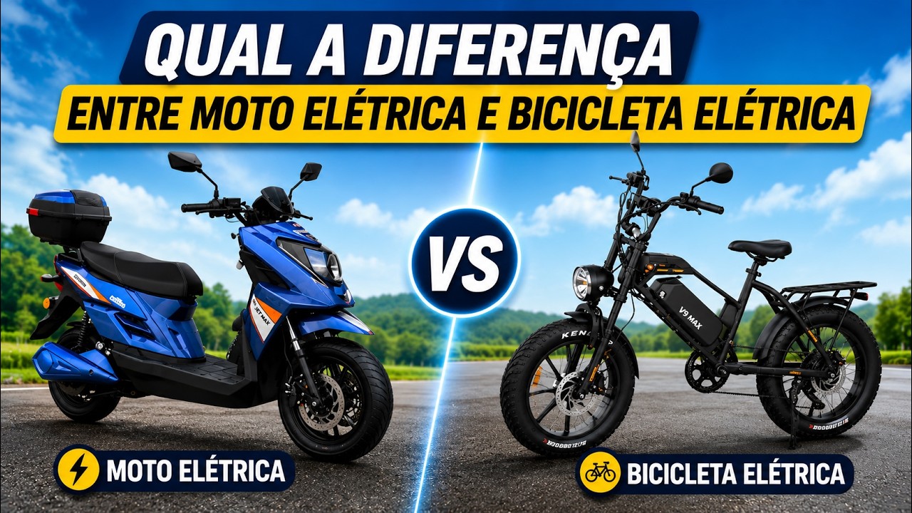 Bicicleta Elétrica ou Scooter Elétrica: Qual Vale Mais a Pena em 2026? ⚡🛵