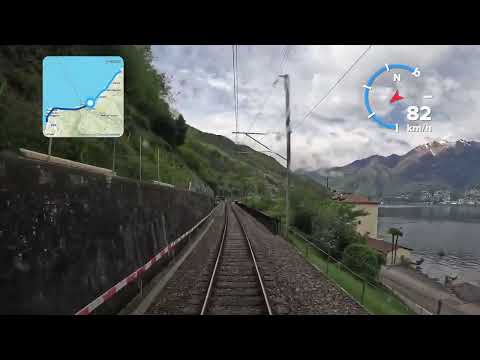 Magadino Vira - Luino in cabina di guida della S30 25369