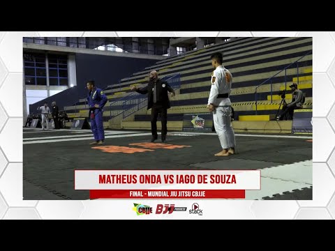 MATHEUS ONDA X IAGO DE SOUZA - Mundial CBJJE 2020
