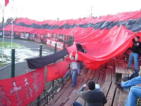 "bandera gigante,TELON, Ñublense de chillan chile" Barra: Los REDiablos • Club: Ñublense