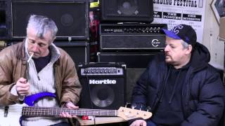 Video thumbnail for Gaz and Tony talk Fender Precision / Peavey Milestone / Encore Basses by Gaz Geargarage