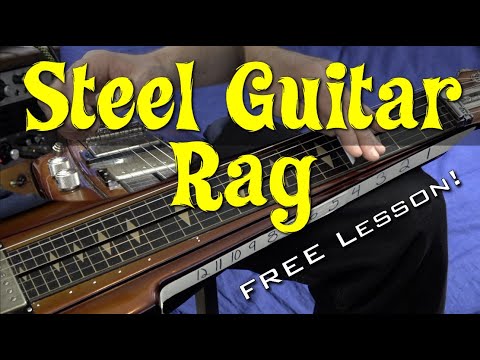 Steel Guitar Rag - FREE LESSON! - Open D Lap Steel