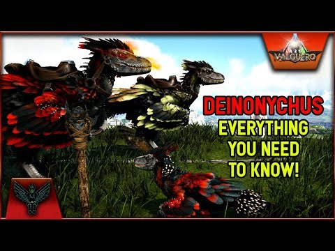 ARK Valguero:  EVERYTHING YOU NEED TO KNOW ABOUT DEINONYCHUS