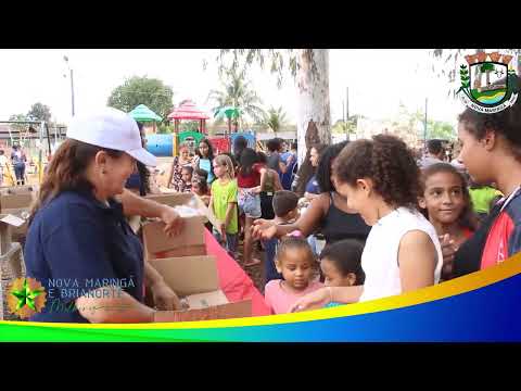 Comemoração ao dia das Crianças no Município de Nova Maringá.