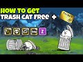 How to get trash cat for free | the battle cats
