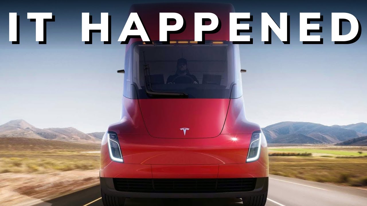 IT HAPPENED! The Tesla Semi-Truck IS FINALLY Coming In 2023