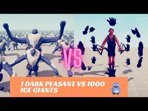 1 dark peasant vs 1000 ice giants