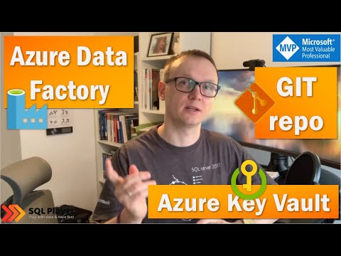 Azure Data Factory | How to securely store passwords with Azure Key Vault & set up code repo for ADF