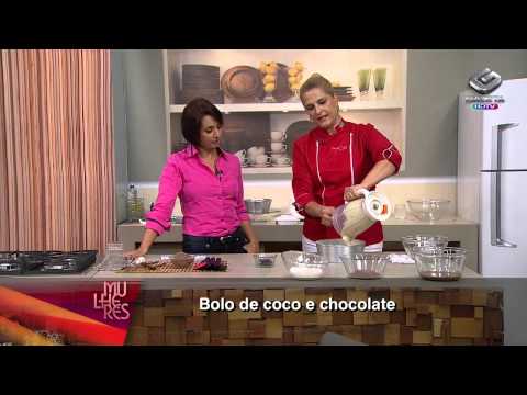 Receita dia 02/05/2013 - Bolo de coco e chocolate