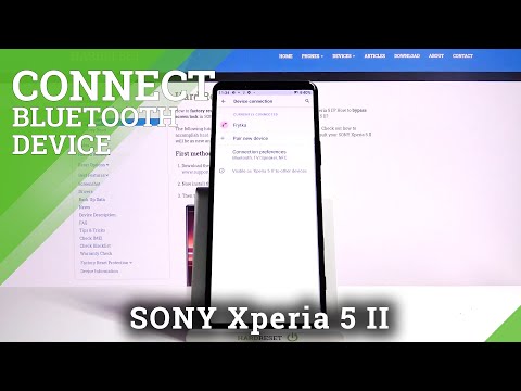 How to Create Bluetooth Connection in Sony Xperia 5 II – Pair Your Smartphone