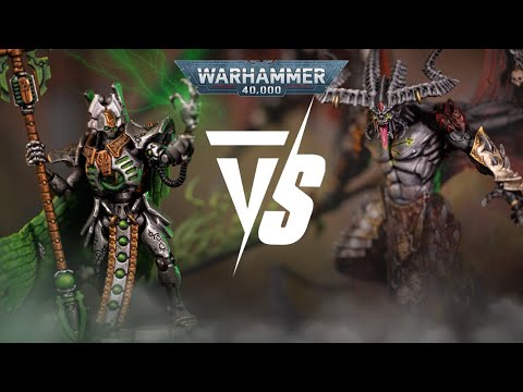 Necrons Vs Chaos Daemons: 2000pts Warhammer 40K Battle Report