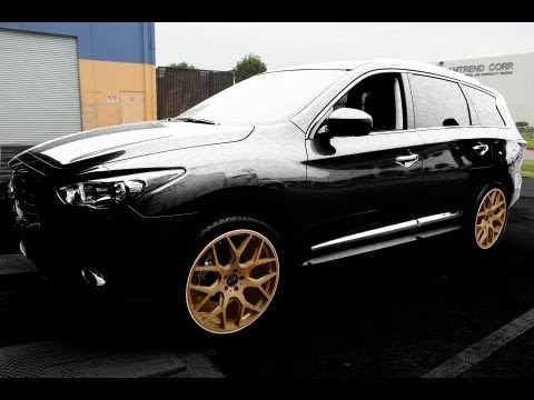 Gianelle Puerto 22x9 Wheels on a 2013 Infiniti JX35/QX60