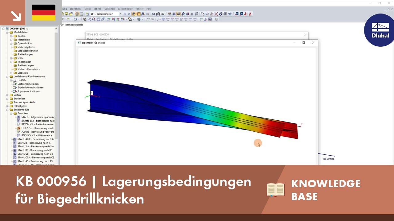 KB 000956 | Lagerungsbedingungen für Biegedrillknicken