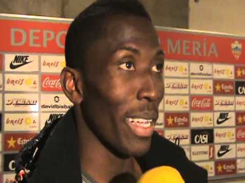 Jonathan (UD Almería) tras después de haber goleado al Sabadell 5-1_mpeg2video.mpg