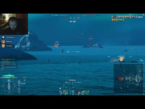World of Warships - How To Get Clyde Salty. Steal His Kills - Scharnhorst Gameplay