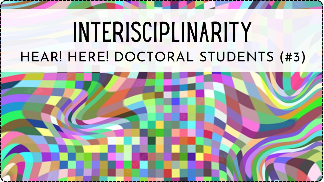 Manage an interdisciplinary dissertation.