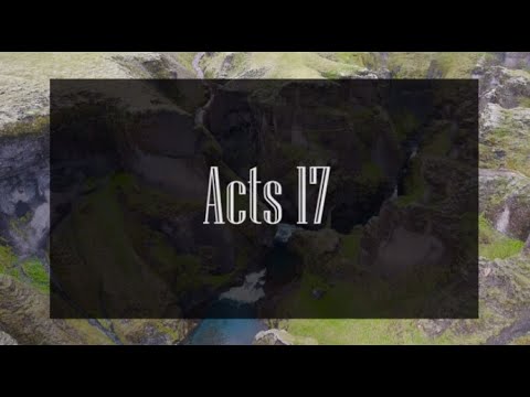 A reading of Acts 17 from the New Living Translation