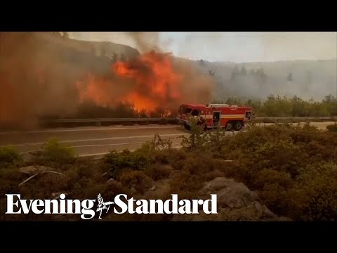 Repatriation flights return British holidaymakers from Rhodes after wildfires