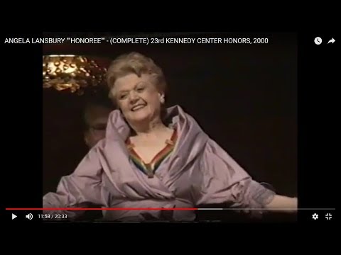 ANGELA LANSBURY ""HONOREE"" - (COMPLETE) 23rd KENNEDY CENTER HONORS, 2000