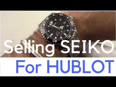 Grand Seiko Titanium Diver with Spring Drive ~ SBGA031 for Hublot