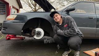 How To Do Front Brake Service On 1992-1996 ES300 And Camry!