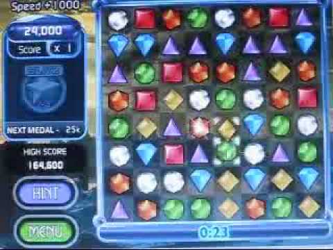 50,000 Pts on Bejeweled Blitz with only 1x Multiplier