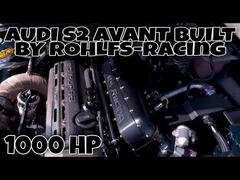 1000 HP Audi S2 Avant built by Rohlfs-Racing @dragy acceleration from 100-200 km/h