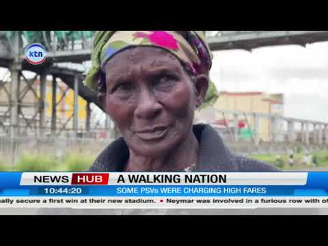 Kenya turns into a walking nation due to fuel crisis