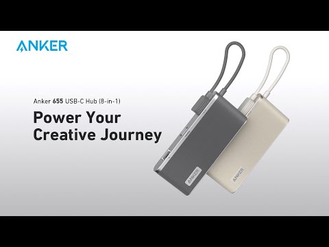 Anker 655 USB-C Hub (8-in-1) Earthy White | StackSocial