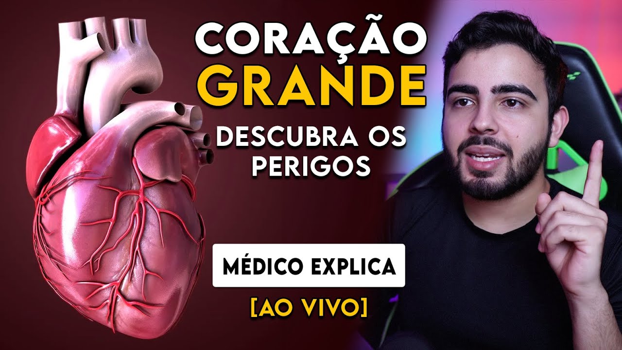 🔴 CORAÇÃO GRANDE: Posso desenvolver? Como tratar? Tem cura? | Coração Fraco! [LIVE]